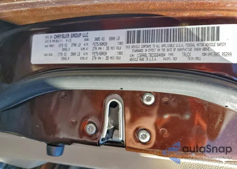 2013 Ram 1500 Slt z USA, uszkodzony, nr VIN 1C6RR6LT8DS664084